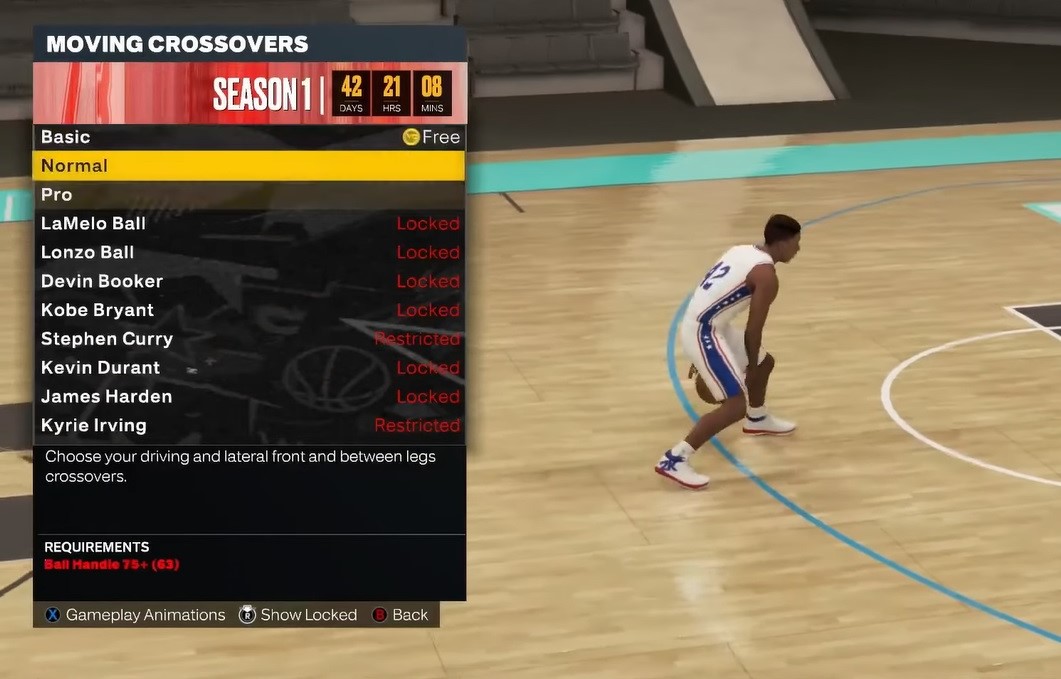 nba 2k23 moving crossover