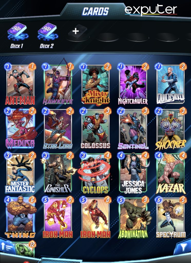 Marvel Snap All Cards