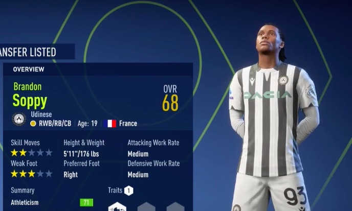 Fifa 23 Brandon Soppy