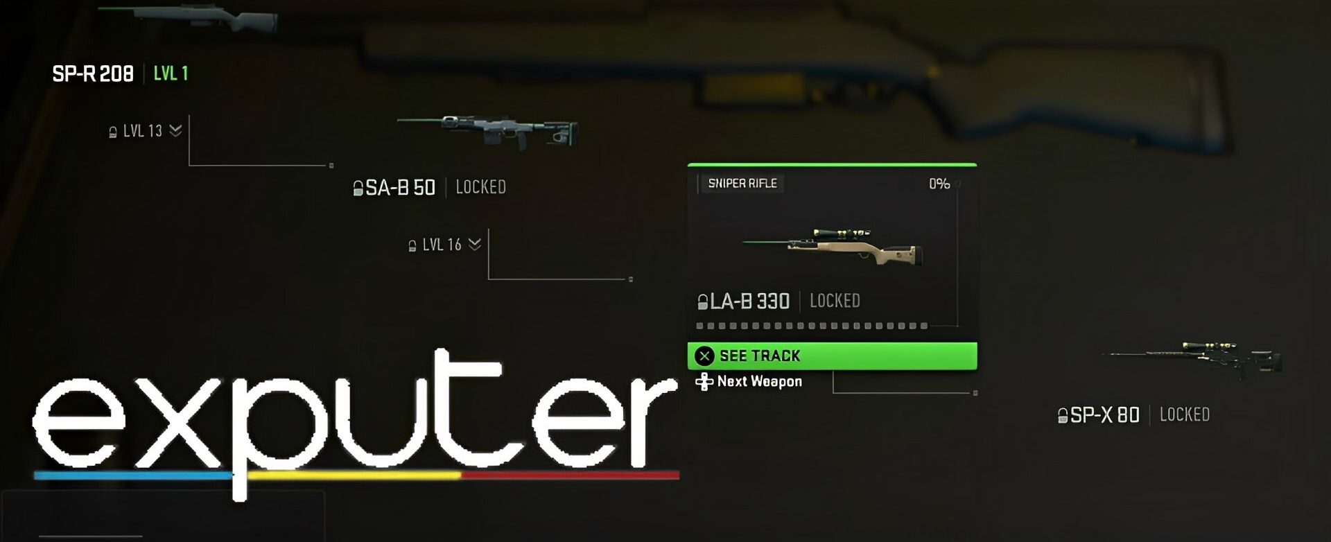 COD Modern Warfare 2 Weapons Unlock Bryson Long Rifle Platform