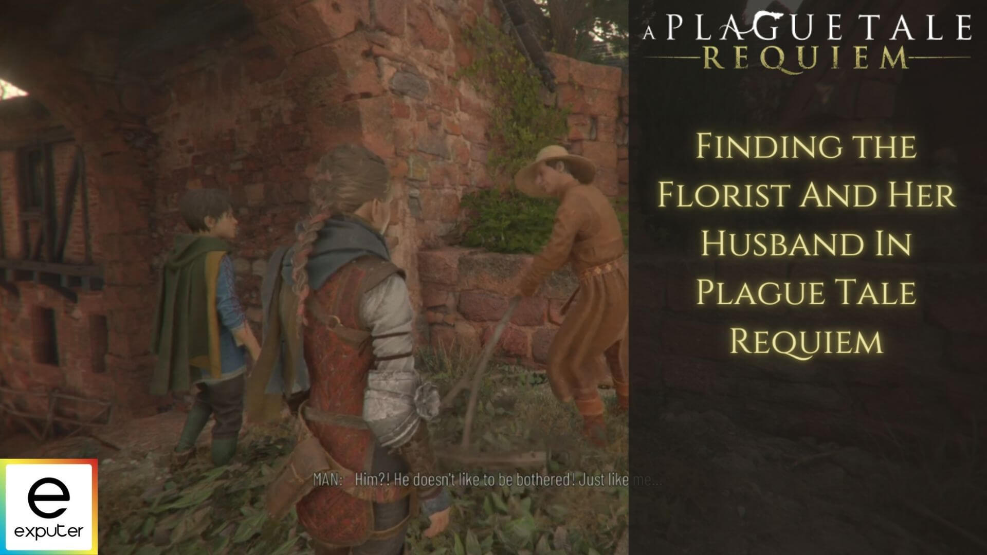 Where to find the florist's husband in A Plague Tale Requiem