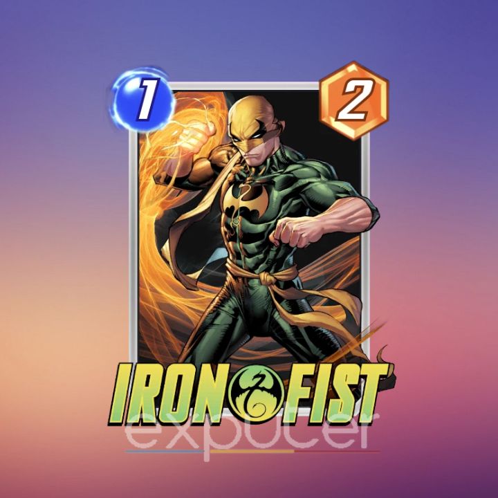 Card of Iron Fist.