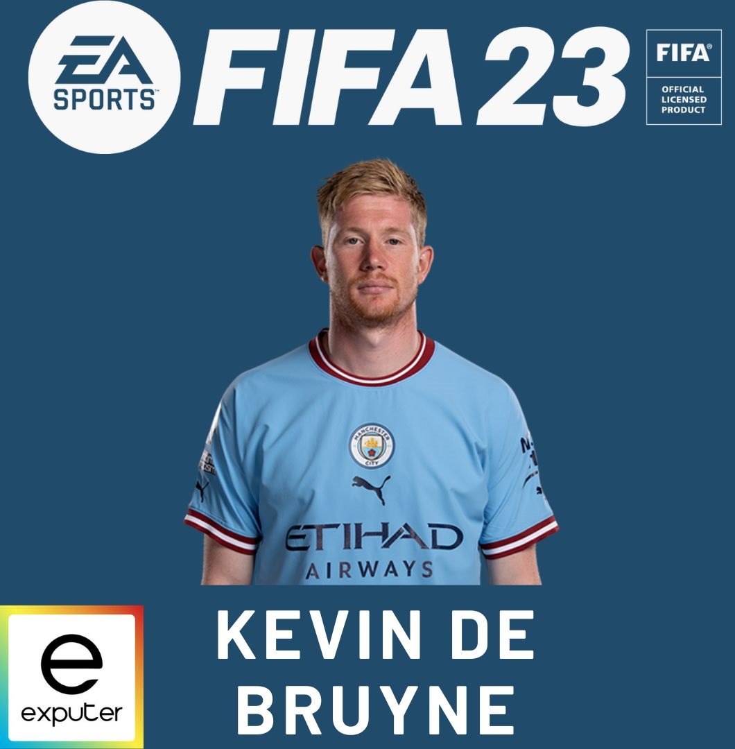 Kevin de bruyne the best passers in Fifa 23.