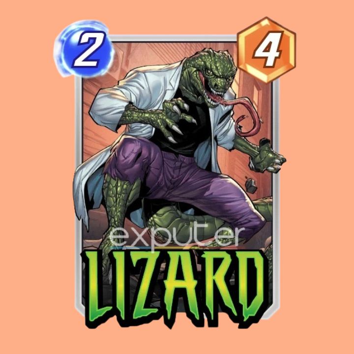 Lizard in BEST Spider-Verse Deck of Marvel Snap