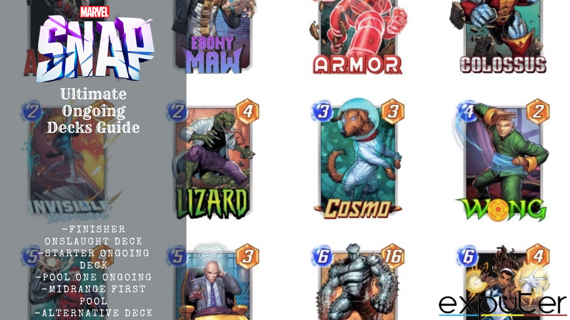 Marvel Snap Ongoing Decks 5 Options EXputer