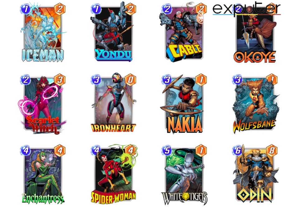 Marvel Snap Max On Reveal Deck