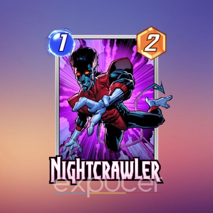 Nightcrawler from Best Move Deck in marvel SNap.