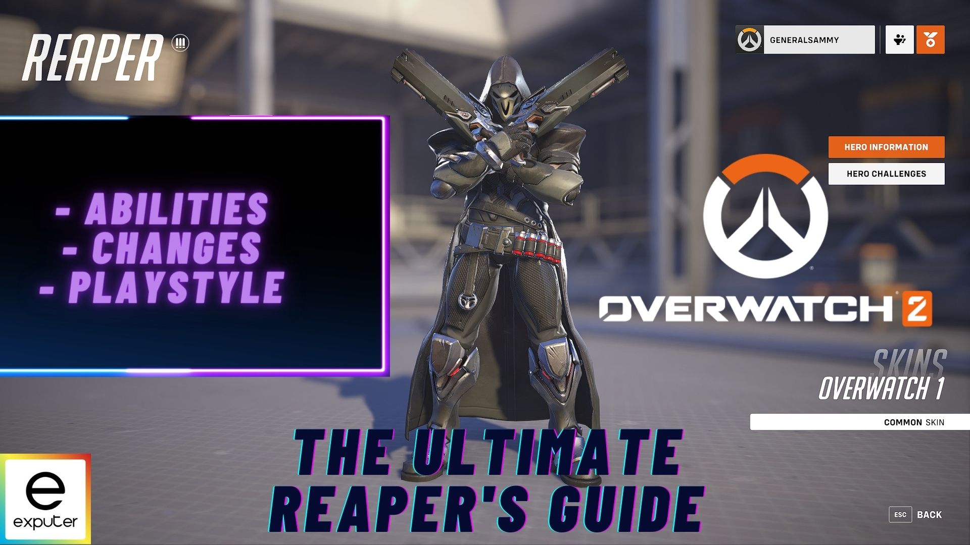 Overwatch 2 - Reaper Hero Guide - GameSpot