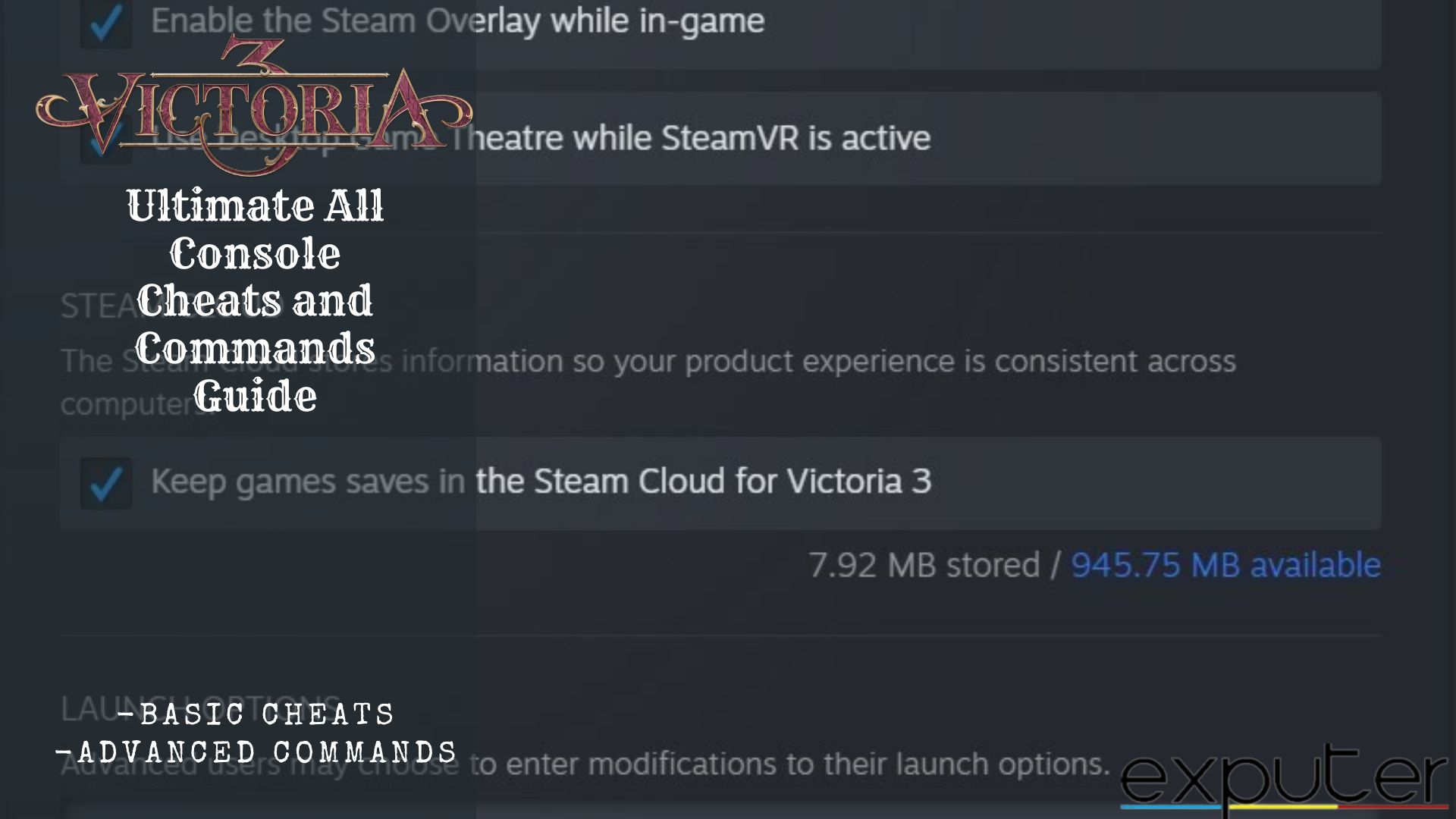 Victoria 3 All Console Commands Cheats EXputer