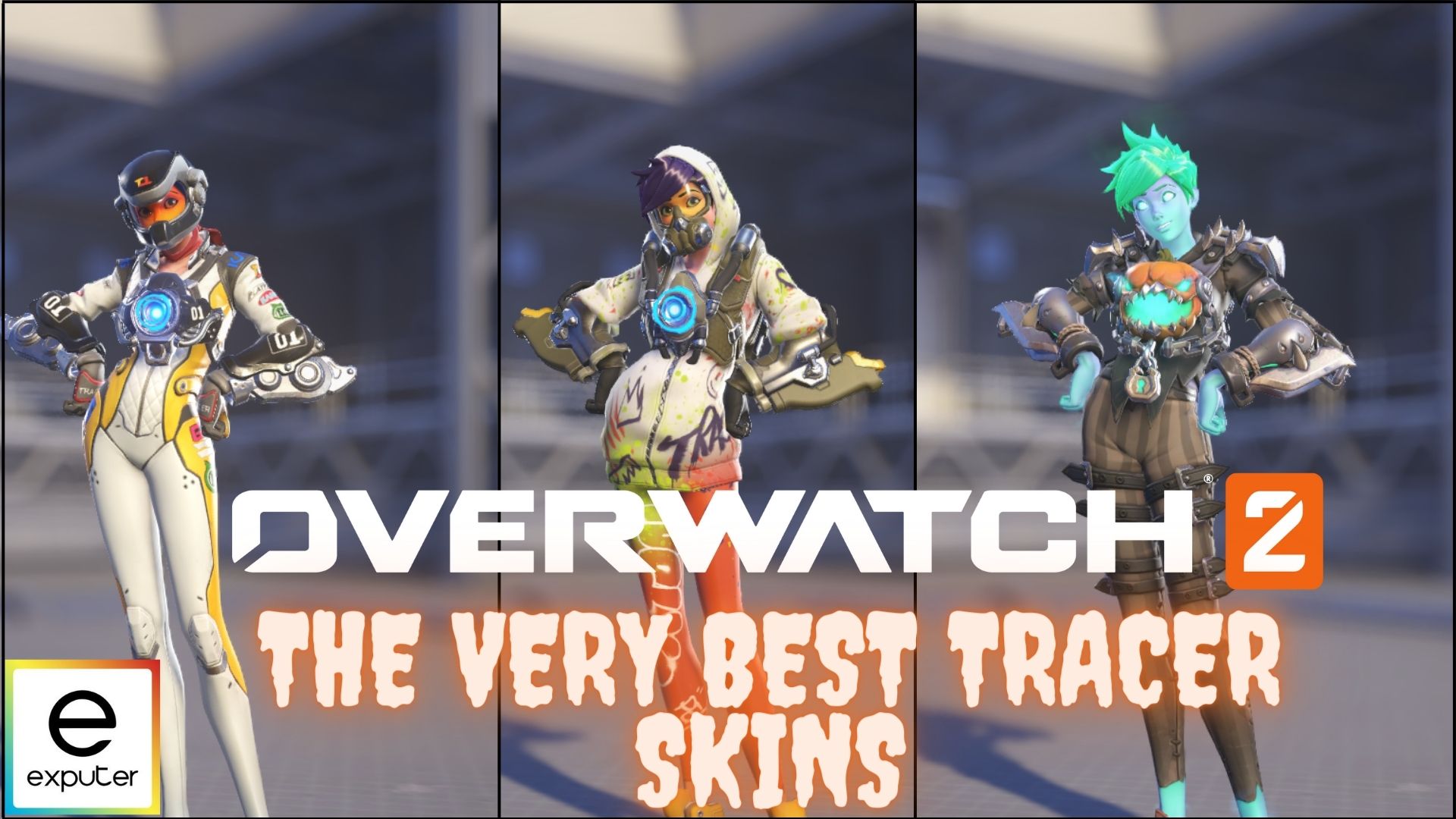 OW2 New Tracer - All emotes - 360°│Overwatch 2 Beta 