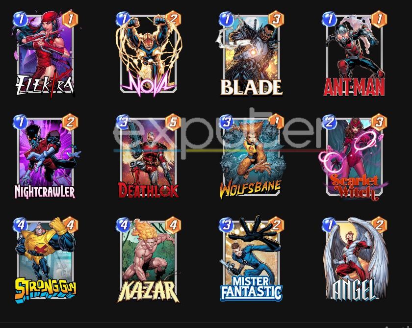 Best starting decks for Elektra in marvel snap