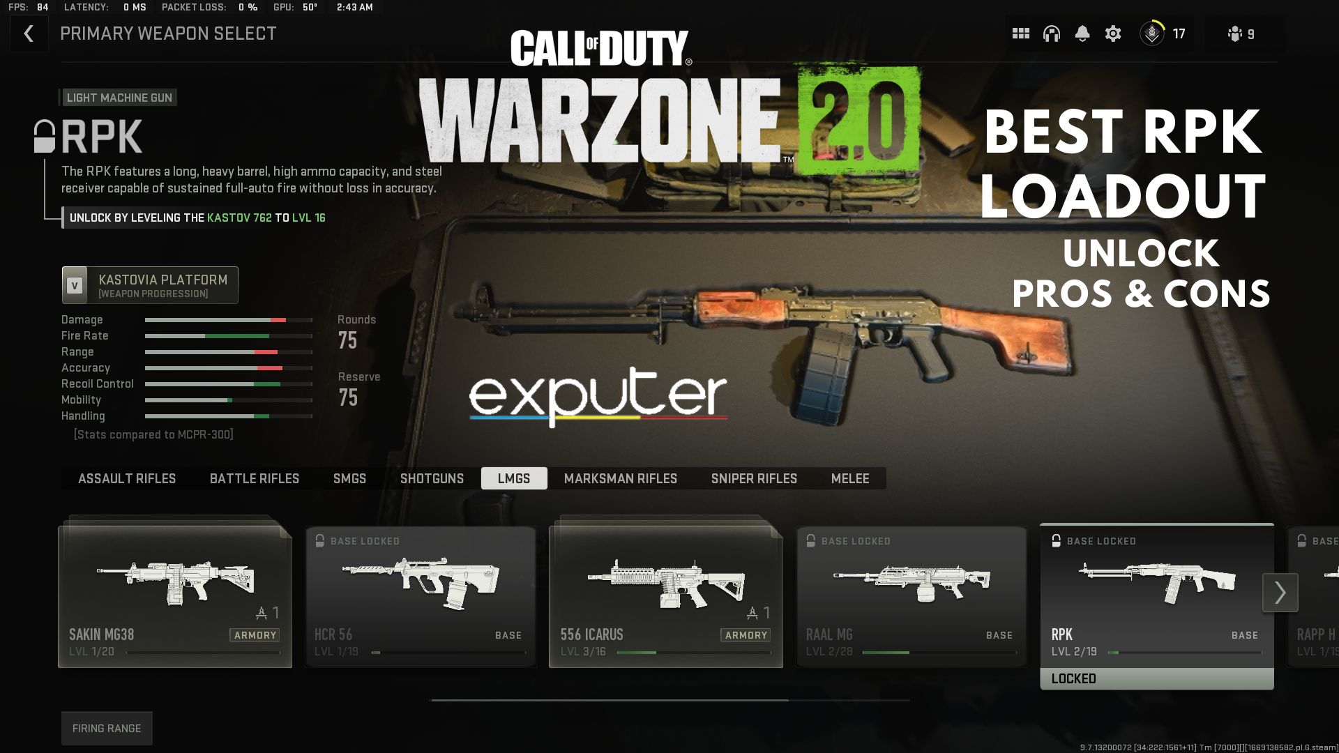 Best RPK Warzone 2 loadout build and attachments for Season 1 Reloaded -  Mirror Online