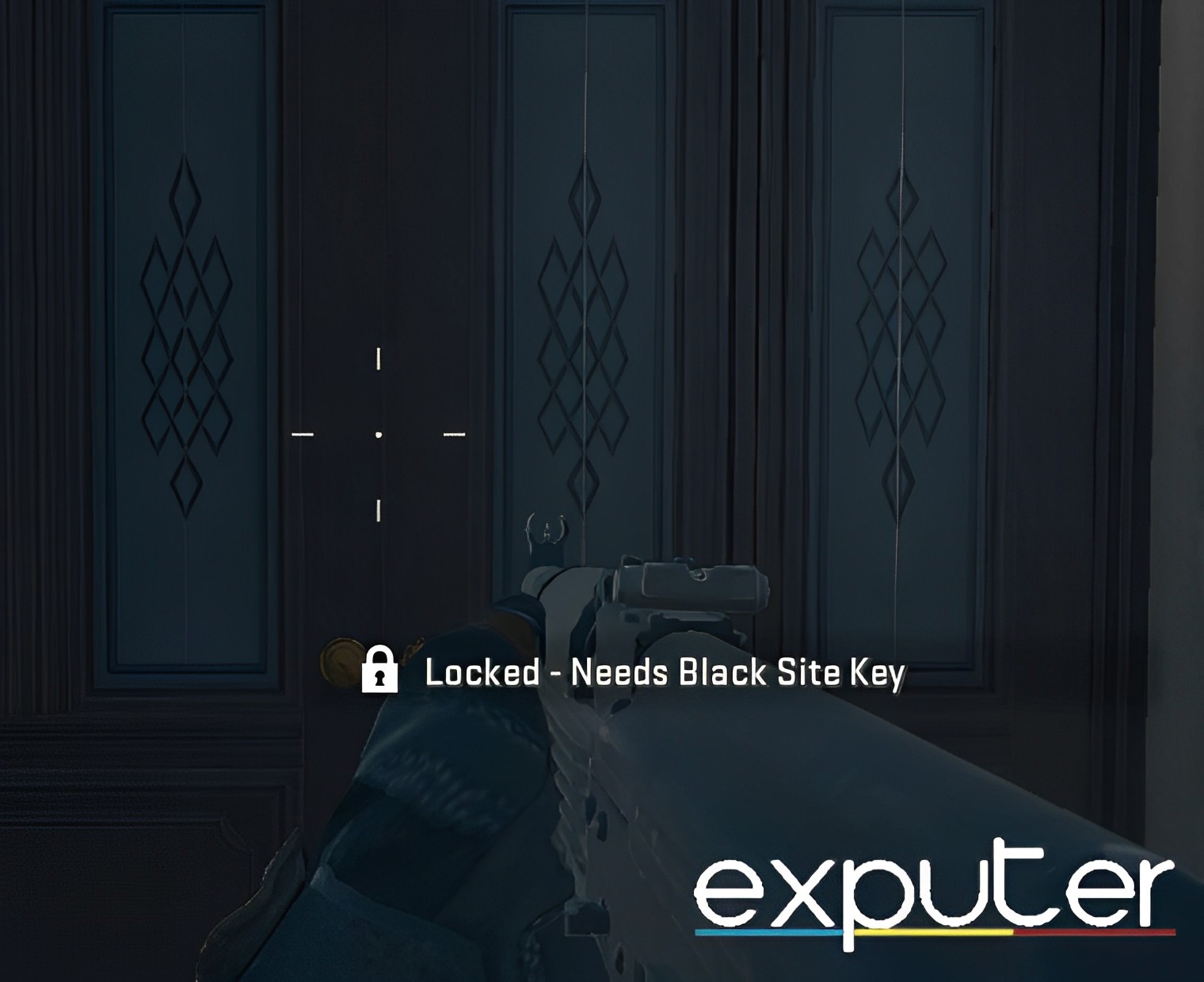 Black Site Key Warning