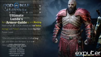 The Ultimate God of War Ragnarok Lunda's Armor