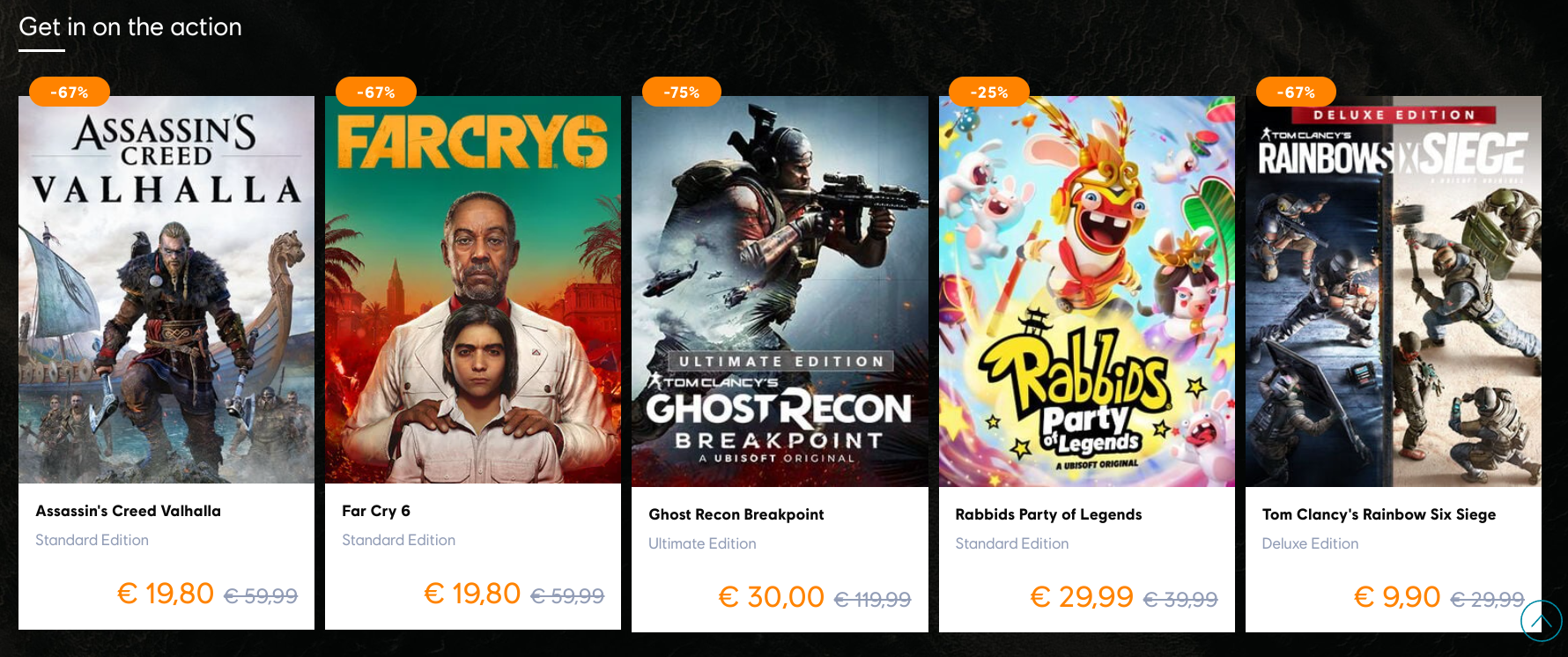 Major Highlights of Ubisoft's Black Friday Sale