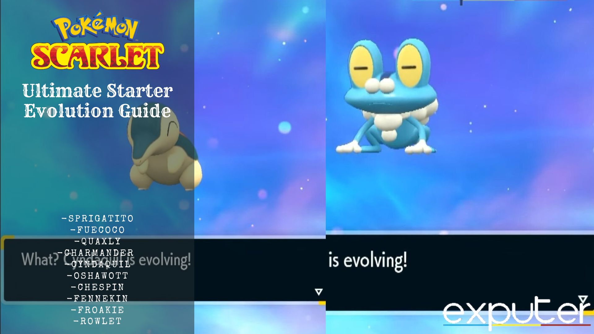 All Pokemon Scarlet and Violet Starter Evolutions Explained