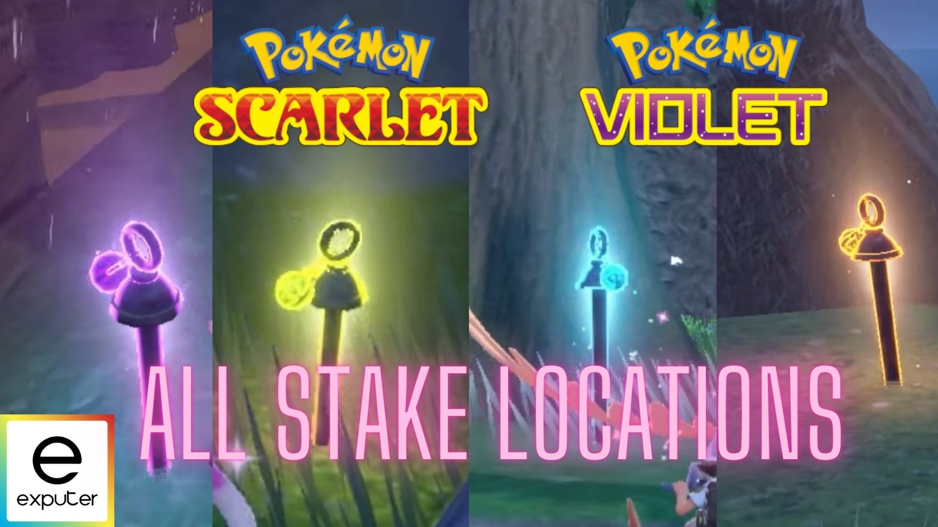 Pokemon Scarlet and Violet: Catch Wo-Chien, Purple Stake Locations