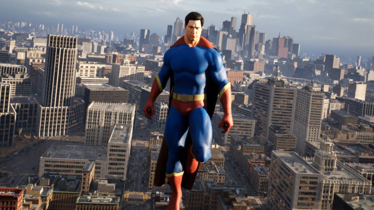 superman unreal engine 5 ps5