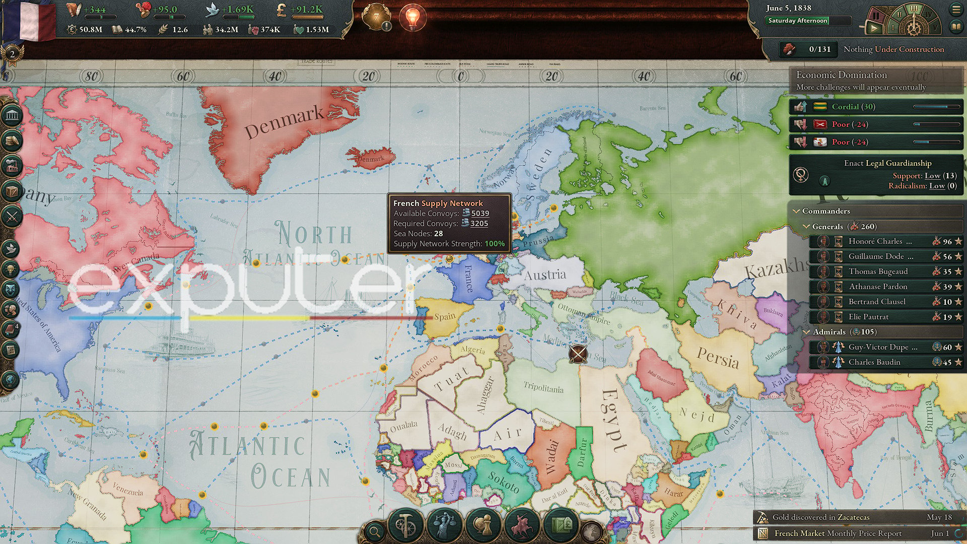 Victoria 3: Trade Routes for a Trade Center