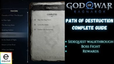 path of destruction god of war ragnarok