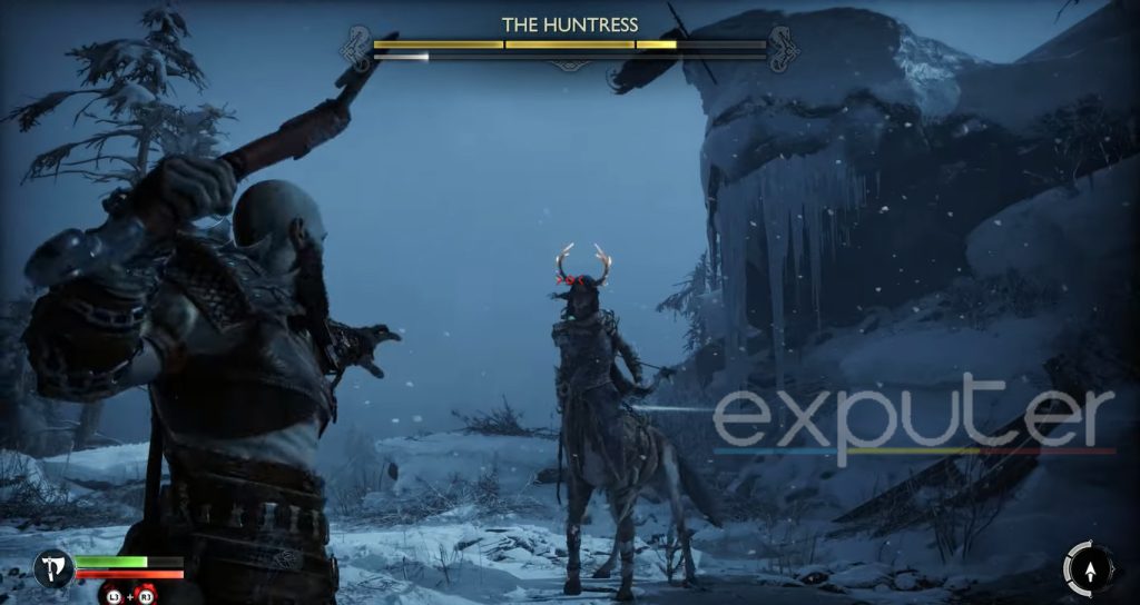 huntress boss in god of war ragnarok