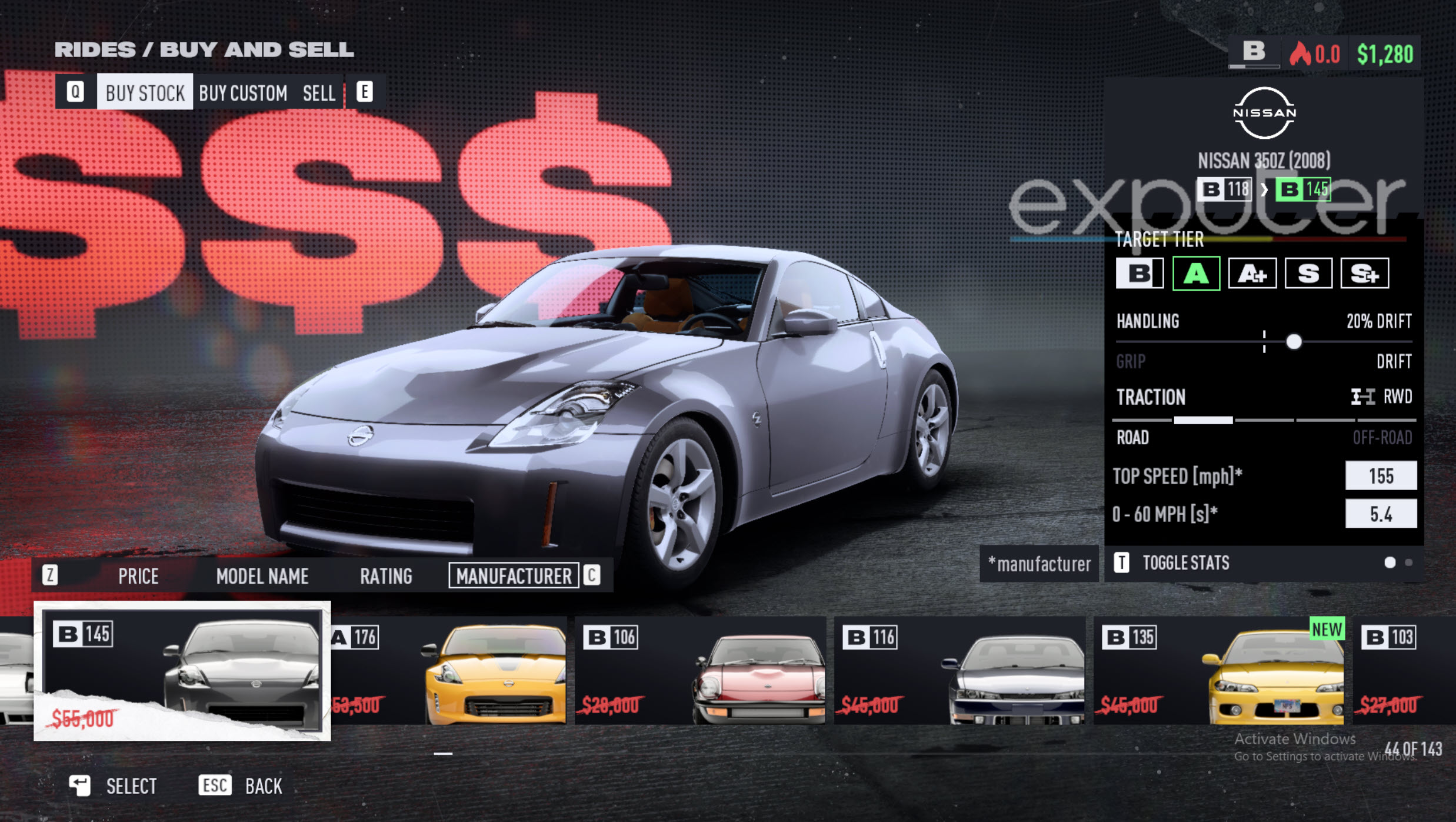 NFS Unbound best drift cars