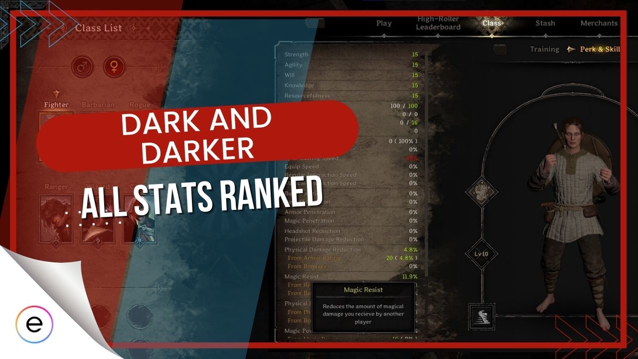 Dark And Darker All Stats Ranked [Best To Worst]