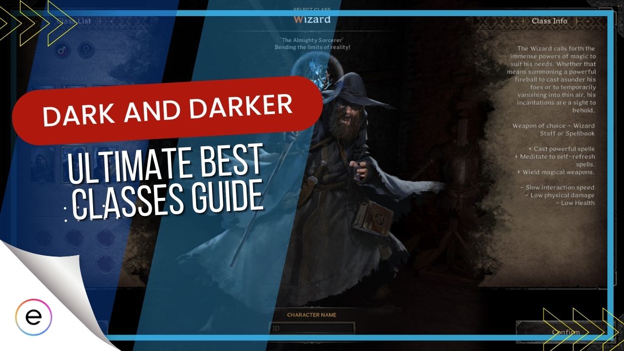 Dark and Darker Classes Overview - All Class Info - Dark and
