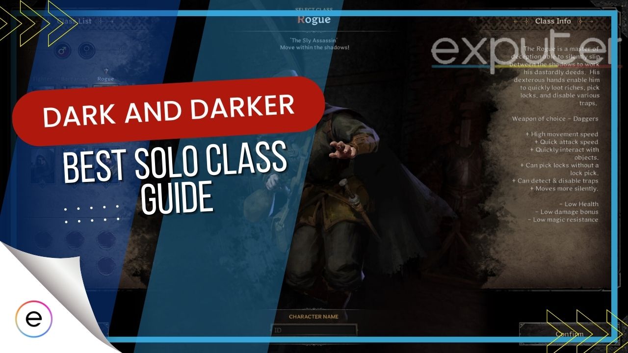 What is the best class for solo players in Dark and Darker?