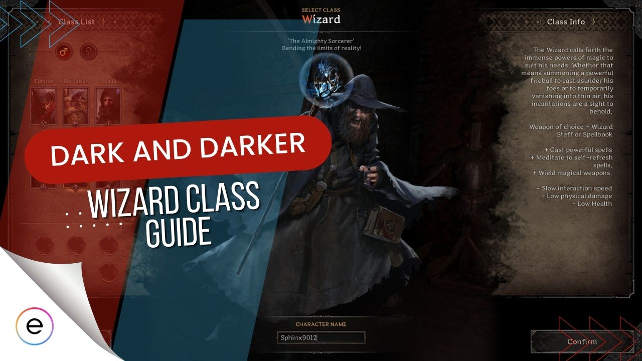 Dark and Darker class tier list and best builds