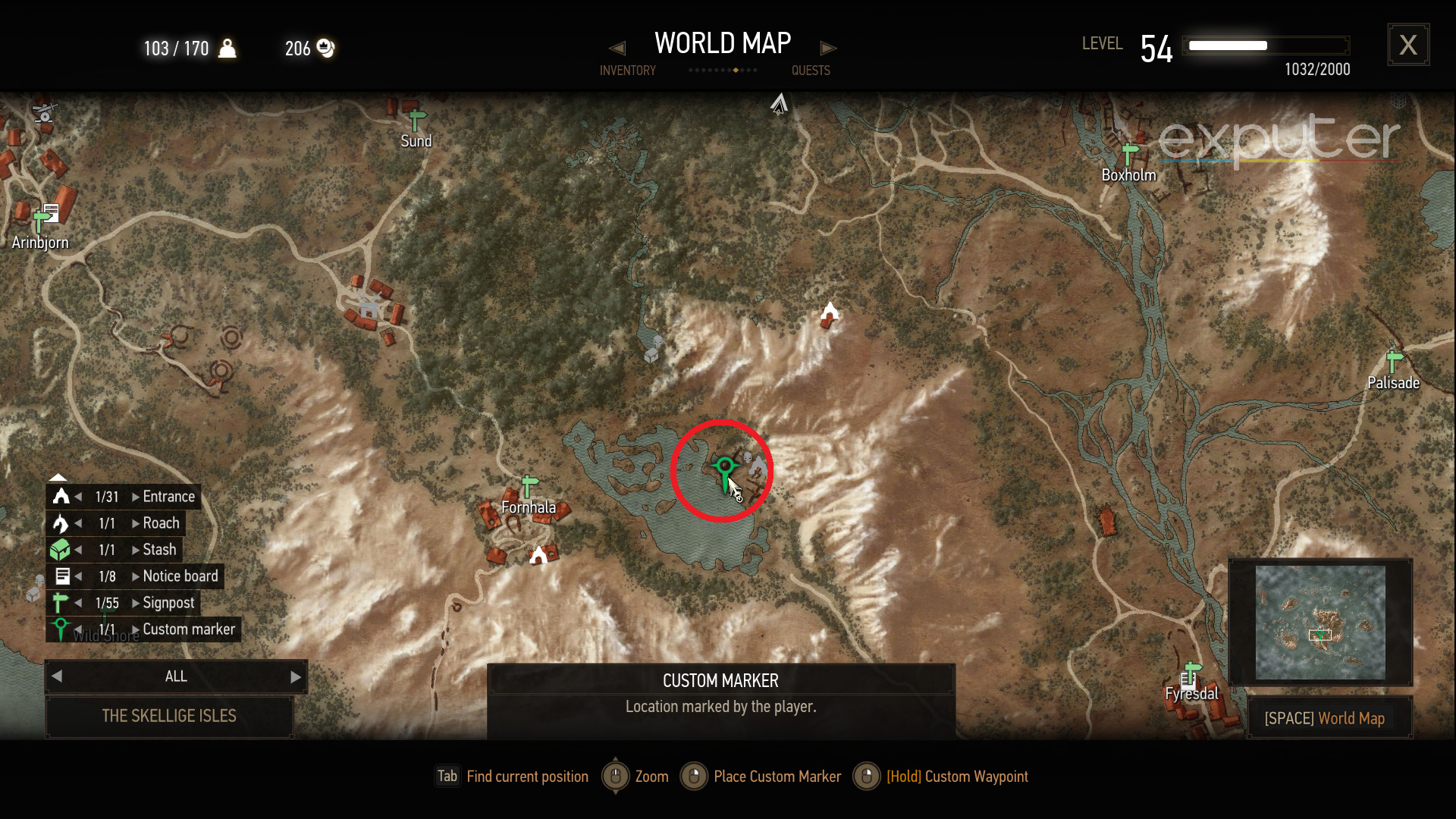 location of Mastercrafted silver sword.