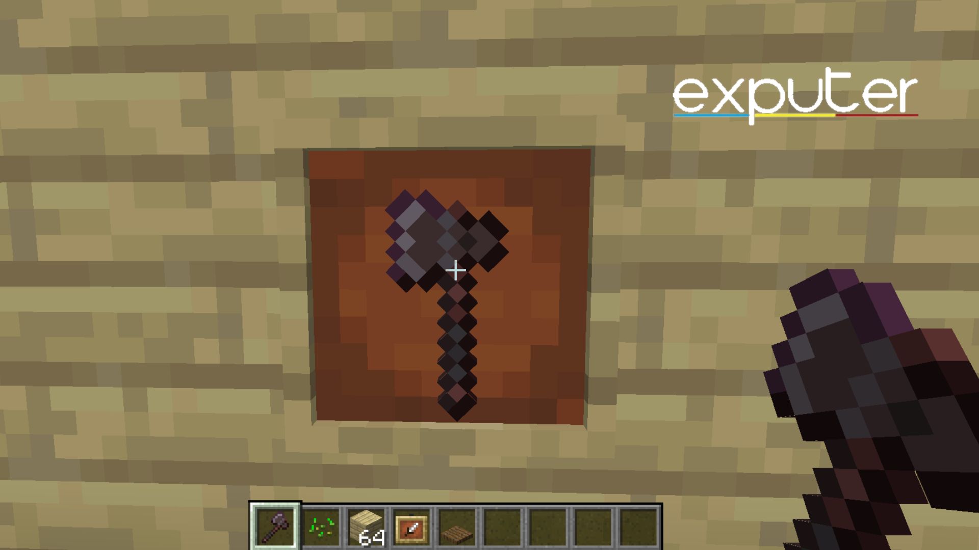 minecraft netherite axe