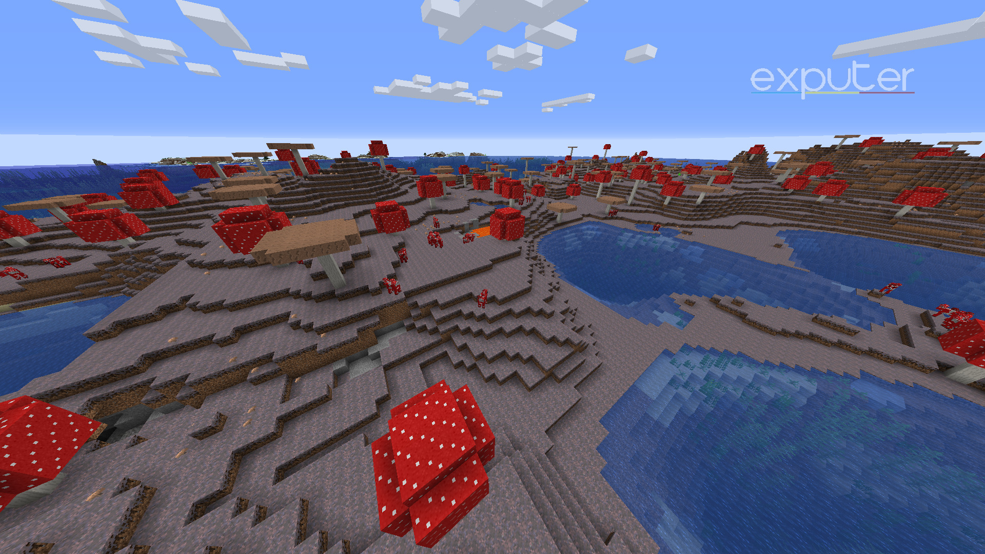 Mushroom Biome in the game.