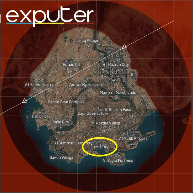 Warzone 2 Sarrif Bay Loot Location