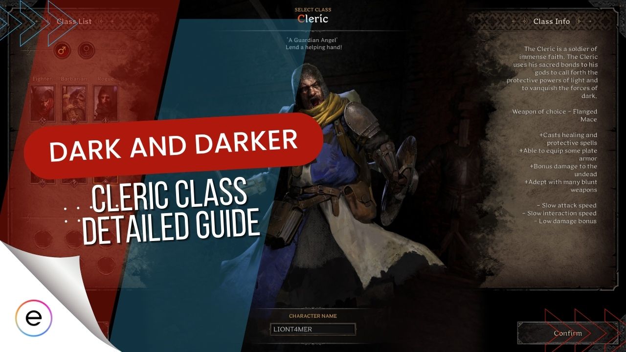 Dark and Darker Cleric build: best perks, skills, and spells - Dot Esports