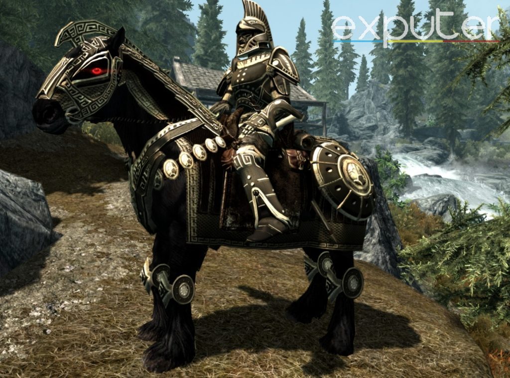 Dwarven Horse in Skyrim