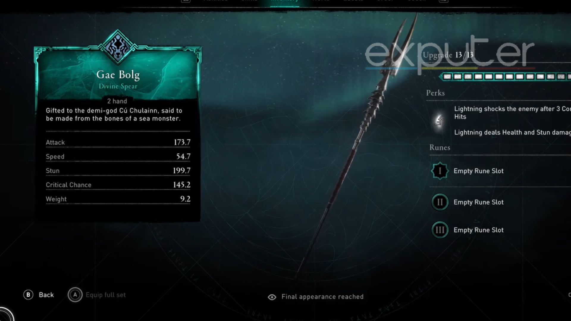 ac valhalla best spear