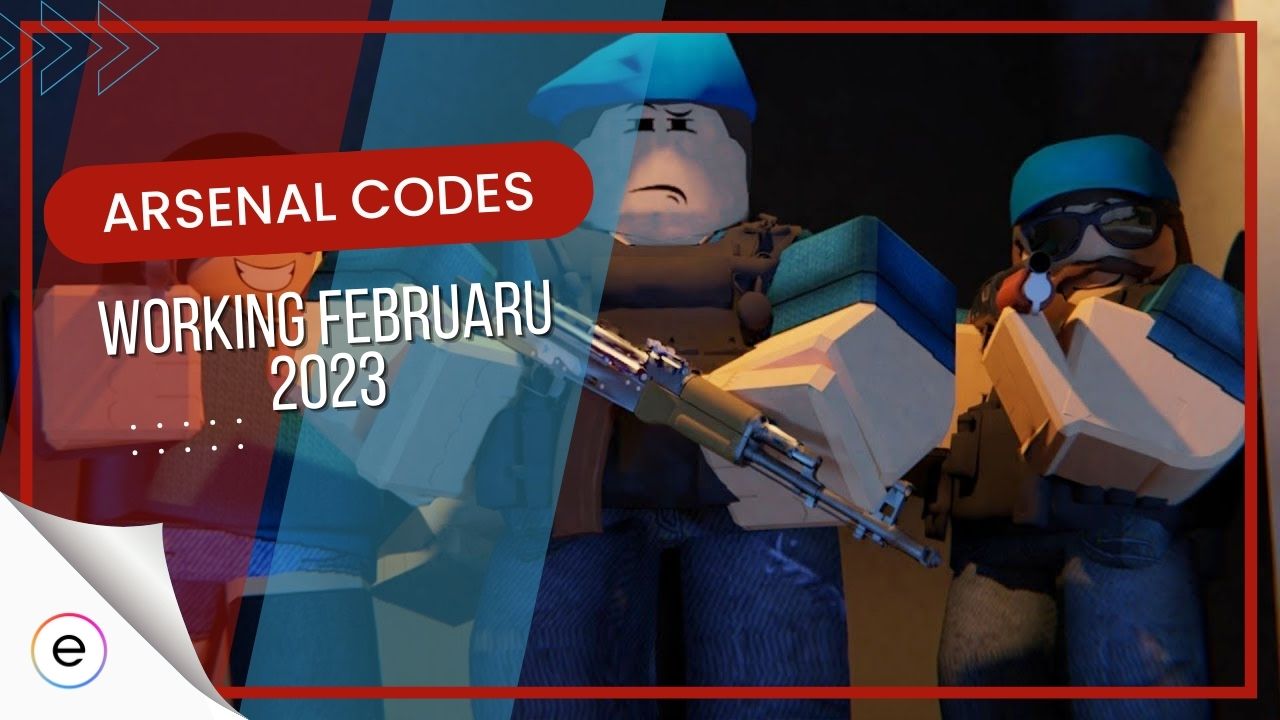 Arsenal Codes (February 2023) skins, announcers, bucks, by Gamejul