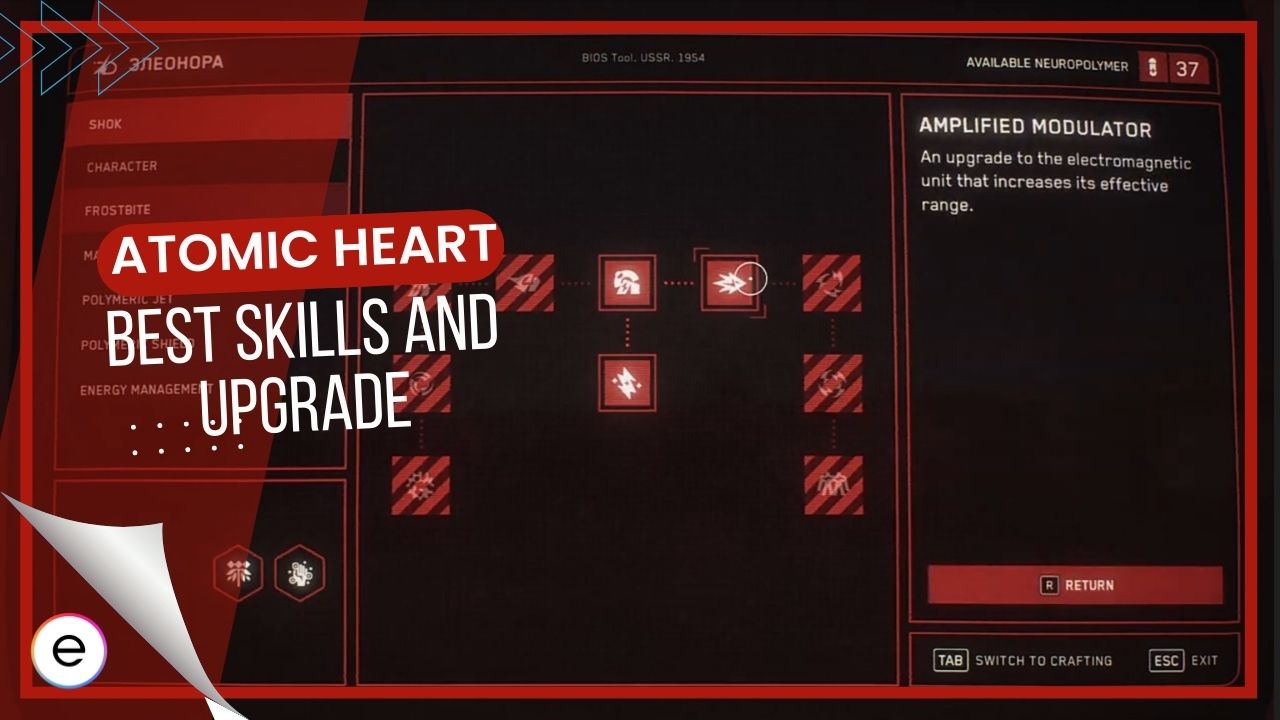 Atomic Heart powers: The best polymer glove upgrades