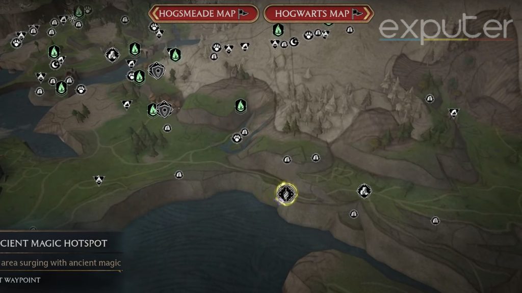 In Hogwarts Legacy: All Ancient Magic Hotspots Locations