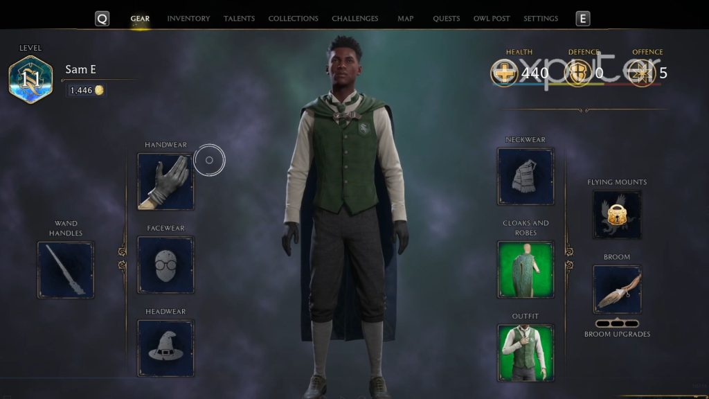 Gear Types In Hogwarts Legacy