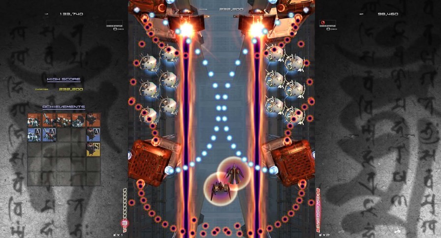 Ikaruga is a classic bullet hell game