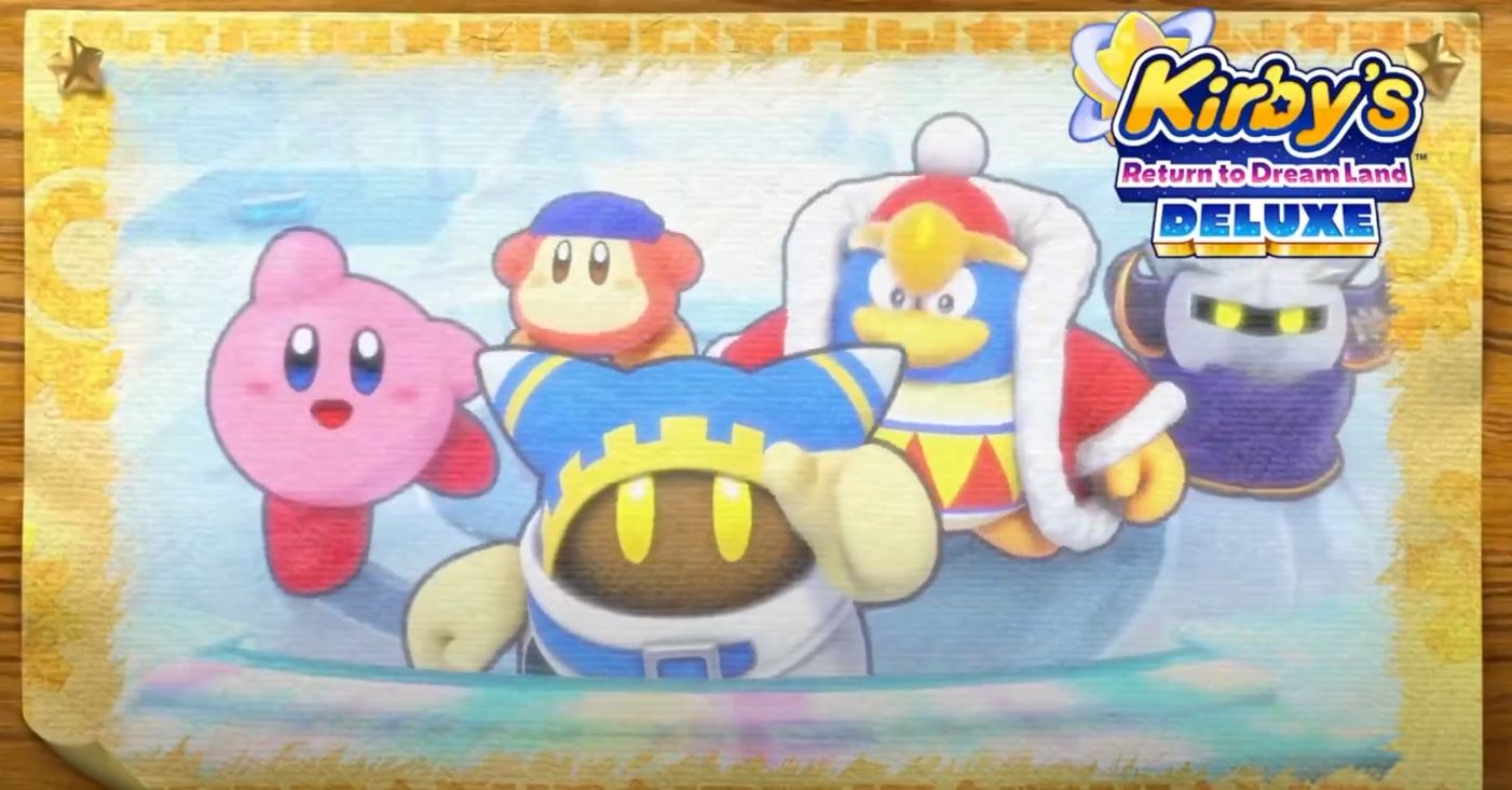 The pink ball is back to Kirby's Return TO Dream Land Deluxe.