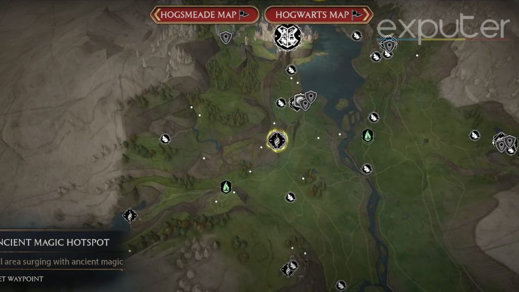 In Hogwarts Legacy: All Ancient Magic Hotspots Locations