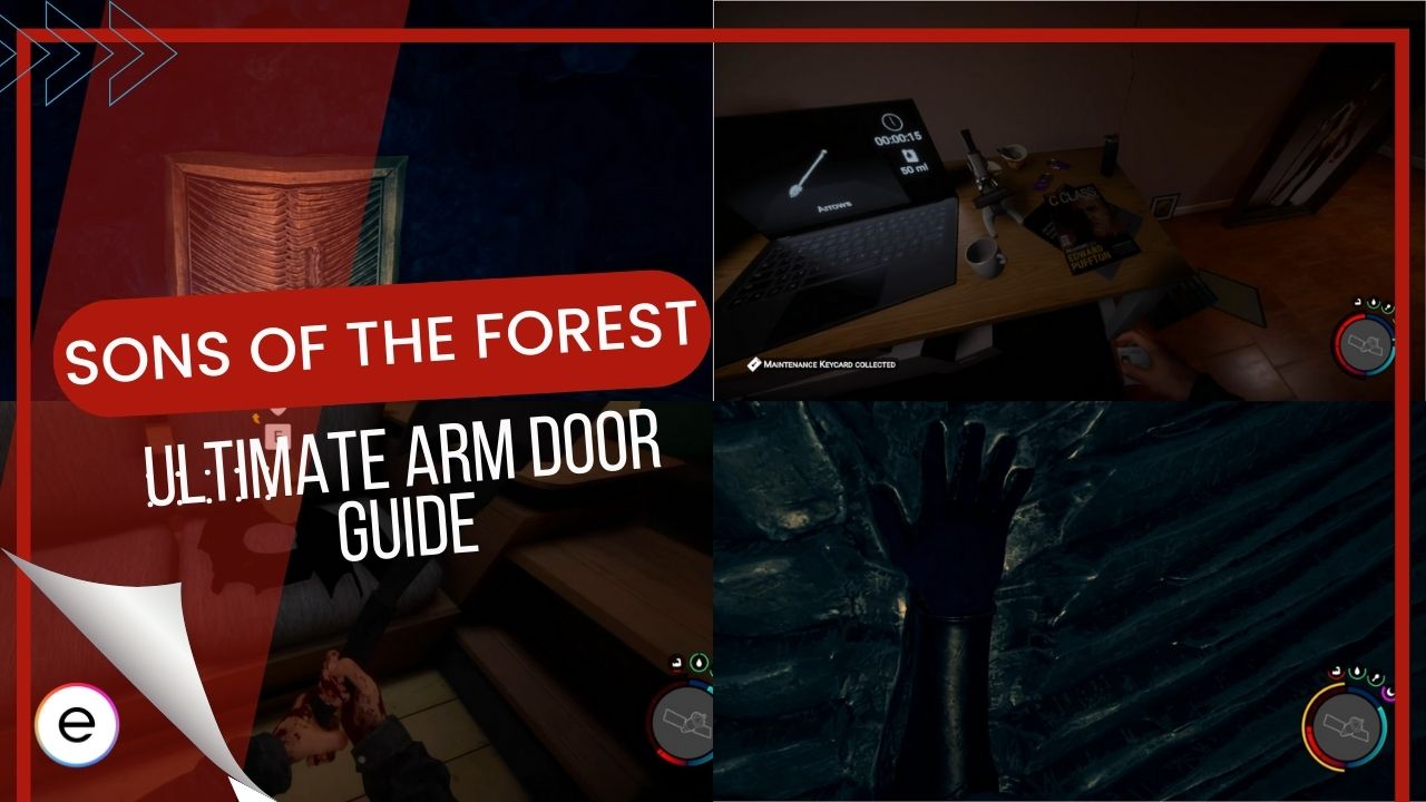 Sons of the Forest: Gold arm door location, how to open gold arm door -  Polygon