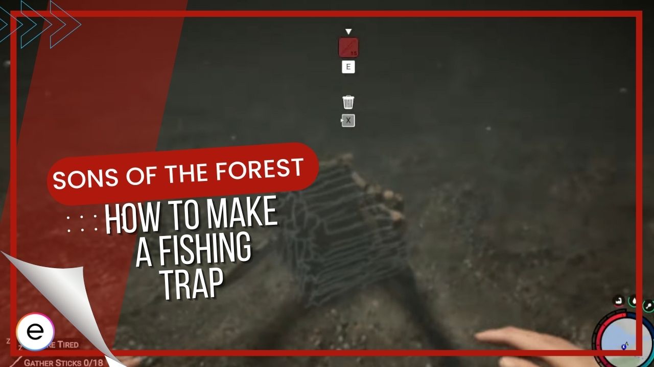 Sons of the Forest: How To Make A Fishing Trap 