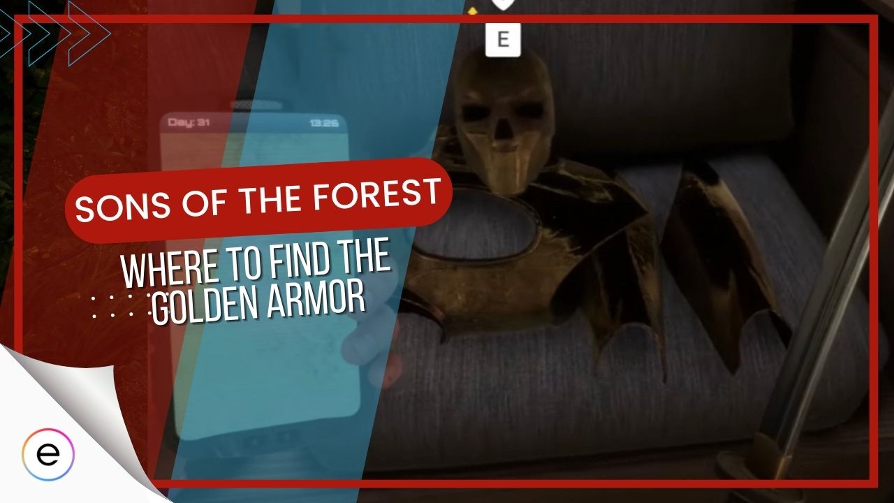 Sons of the Forest Golden Armor, How to get and use Golden Armor