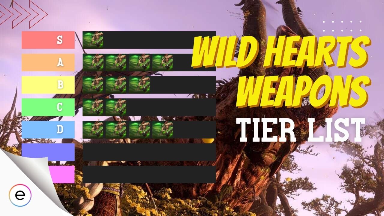 Best Wild Hearts weapons and tier list