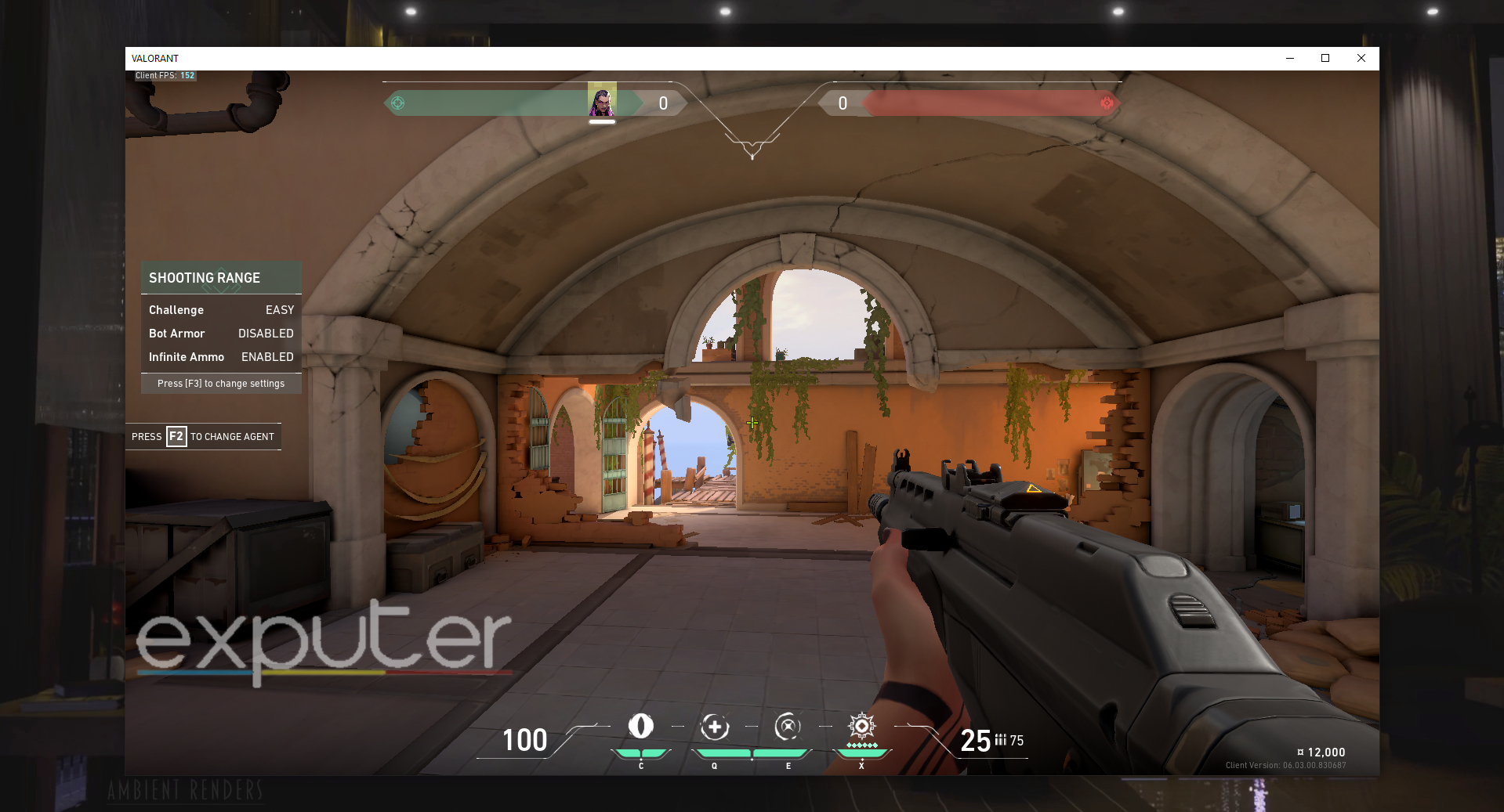 Playing at non-native resolutions in Windowed Mode in Valorant
