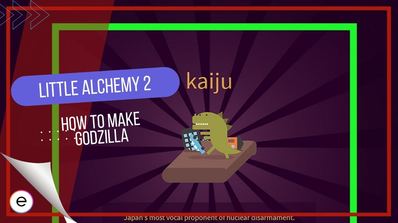 Little Alchemy 2-How To Make Godzilla or Kaiju Cheats & Hints 